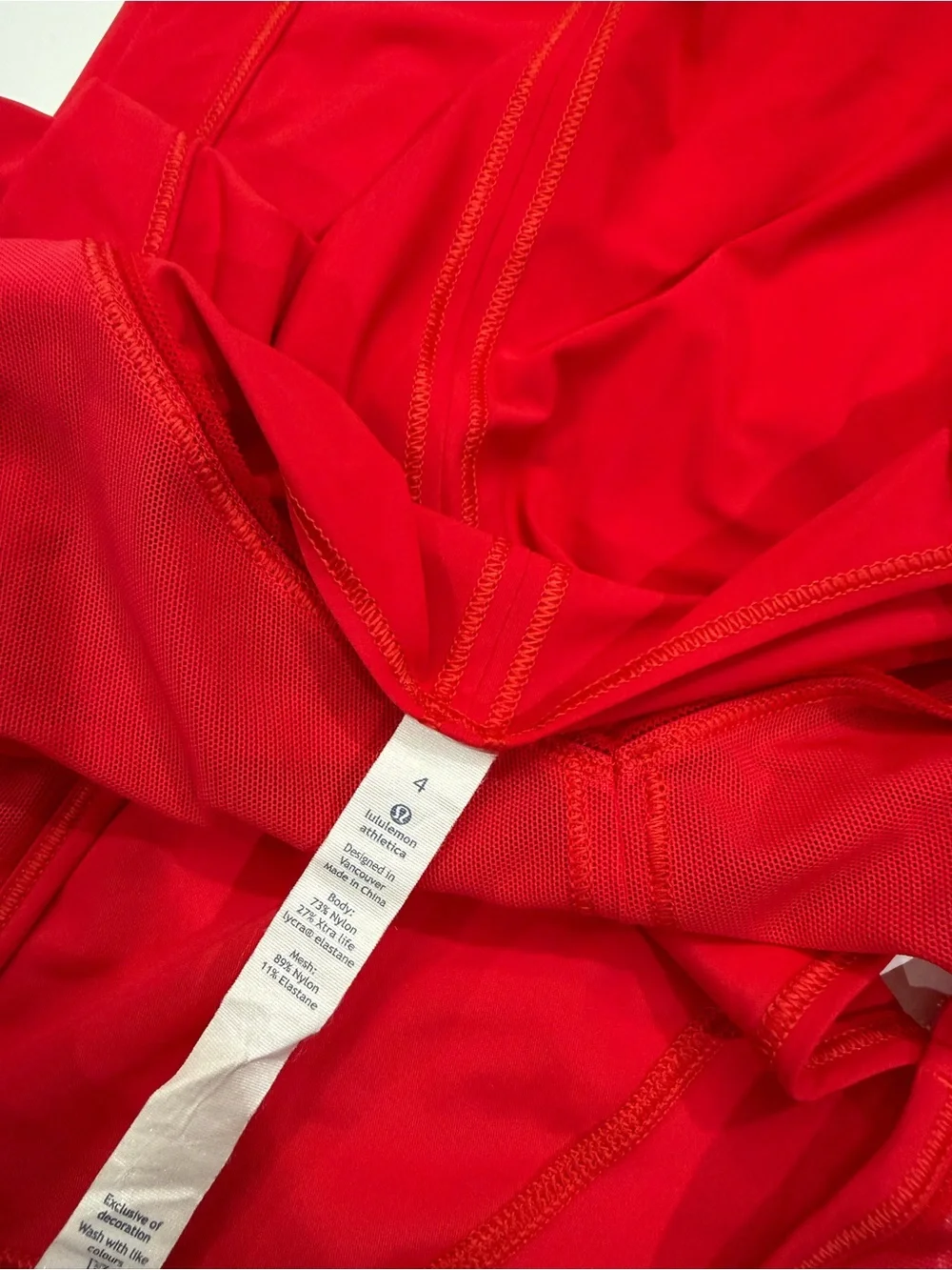 lululemon athletica Red Women's Athletic Tank Top